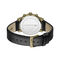lacoste black leather strap men s watch