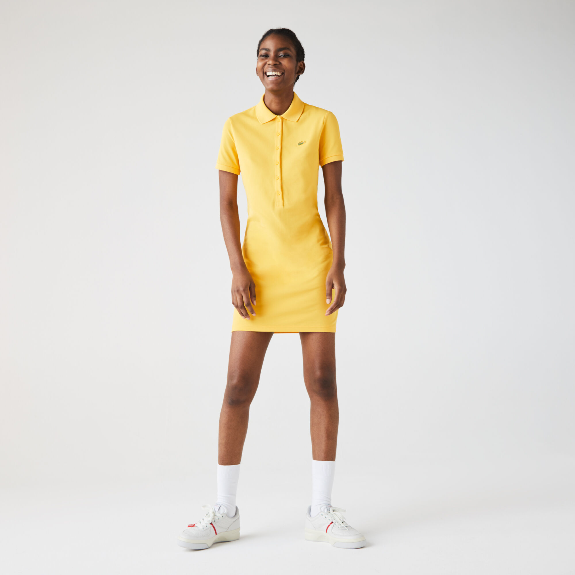 Polo shirt hot sale dress lacoste