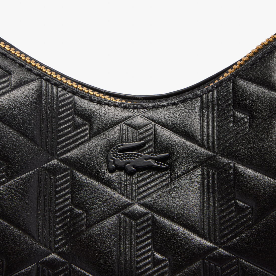 Maheki Embossed Leather Half Moon Purse Maheki Embossed Leather Half Moon Purse