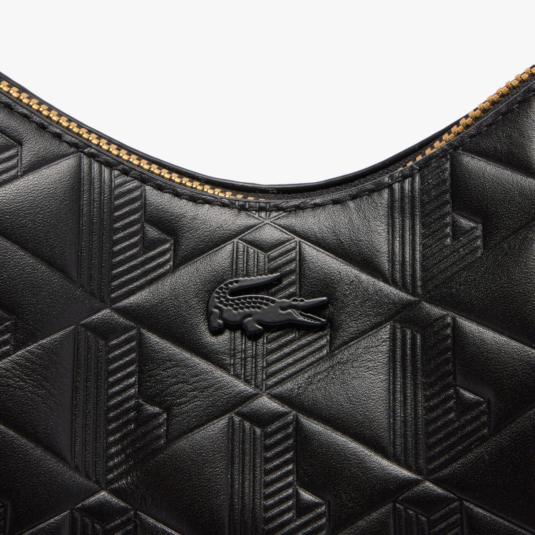 Maheki Embossed Leather Half Moon Purse Maheki Embossed Leather Half Moon Purse