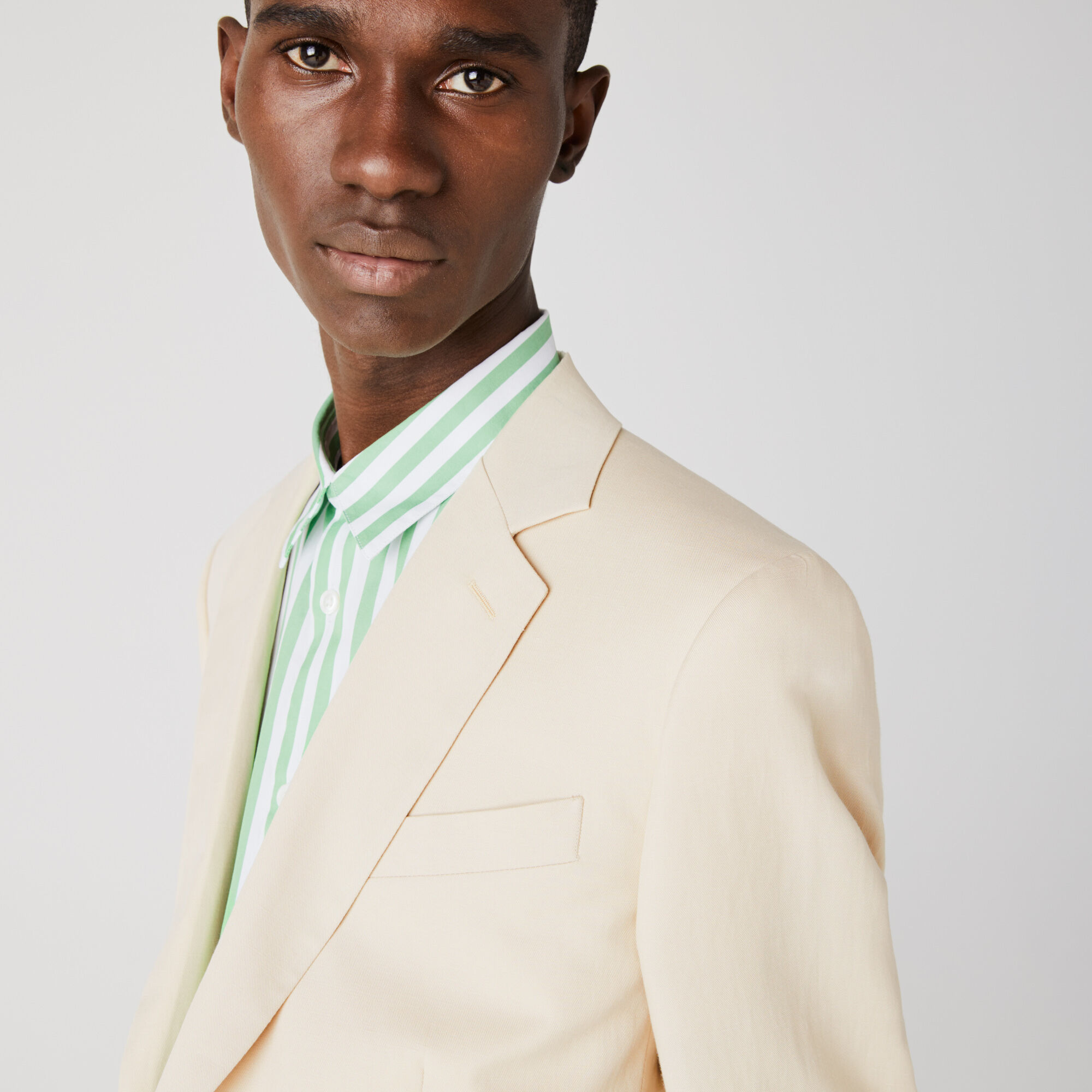 Men’s Straight Fit Cotton And Linen Blend Blazer Men’s Straight Fit Cotton And Linen Blend Blazer