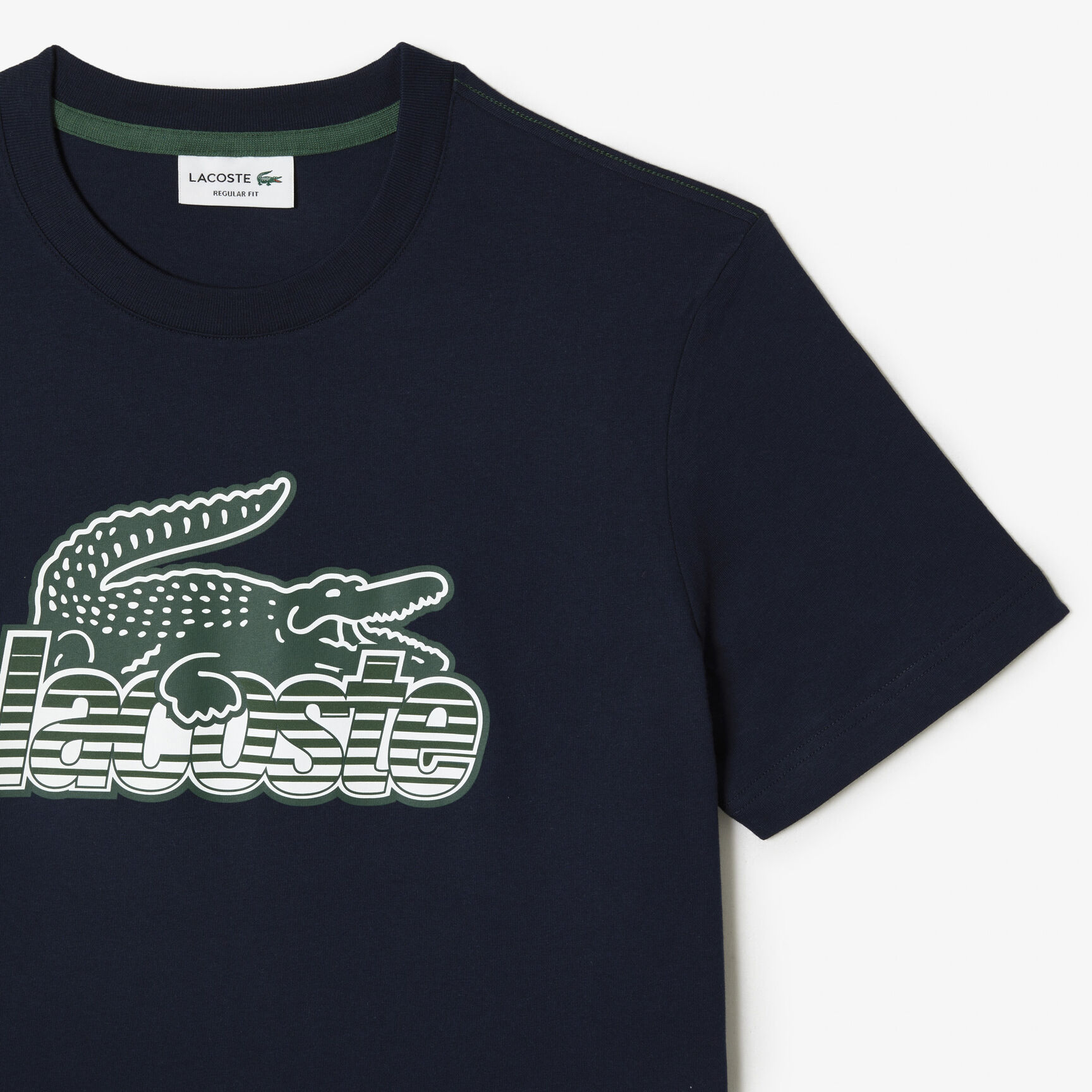 Men's Lacoste Cotton Jersey Print T-shirt Men's Lacoste Cotton Jersey Print T-shirt