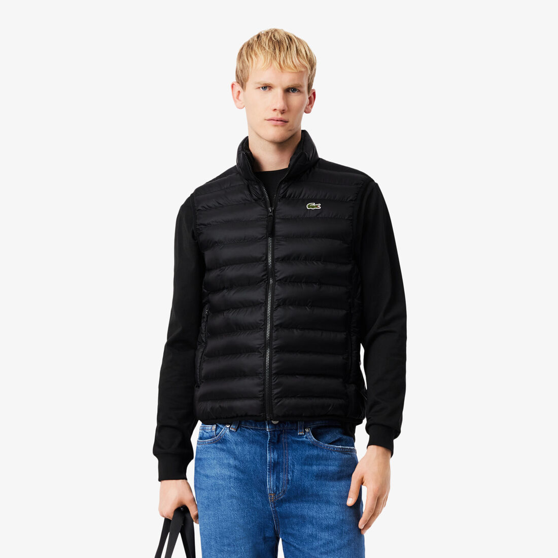 Water-Repellent Puffed Vest