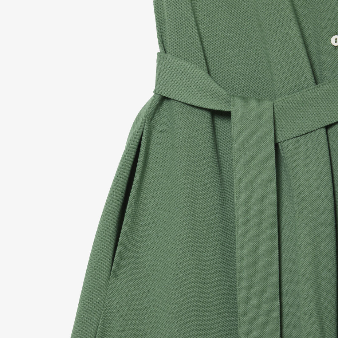 Women's Lacoste Belted Pique Polo Dress Women's Lacoste Belted Pique Polo Dress