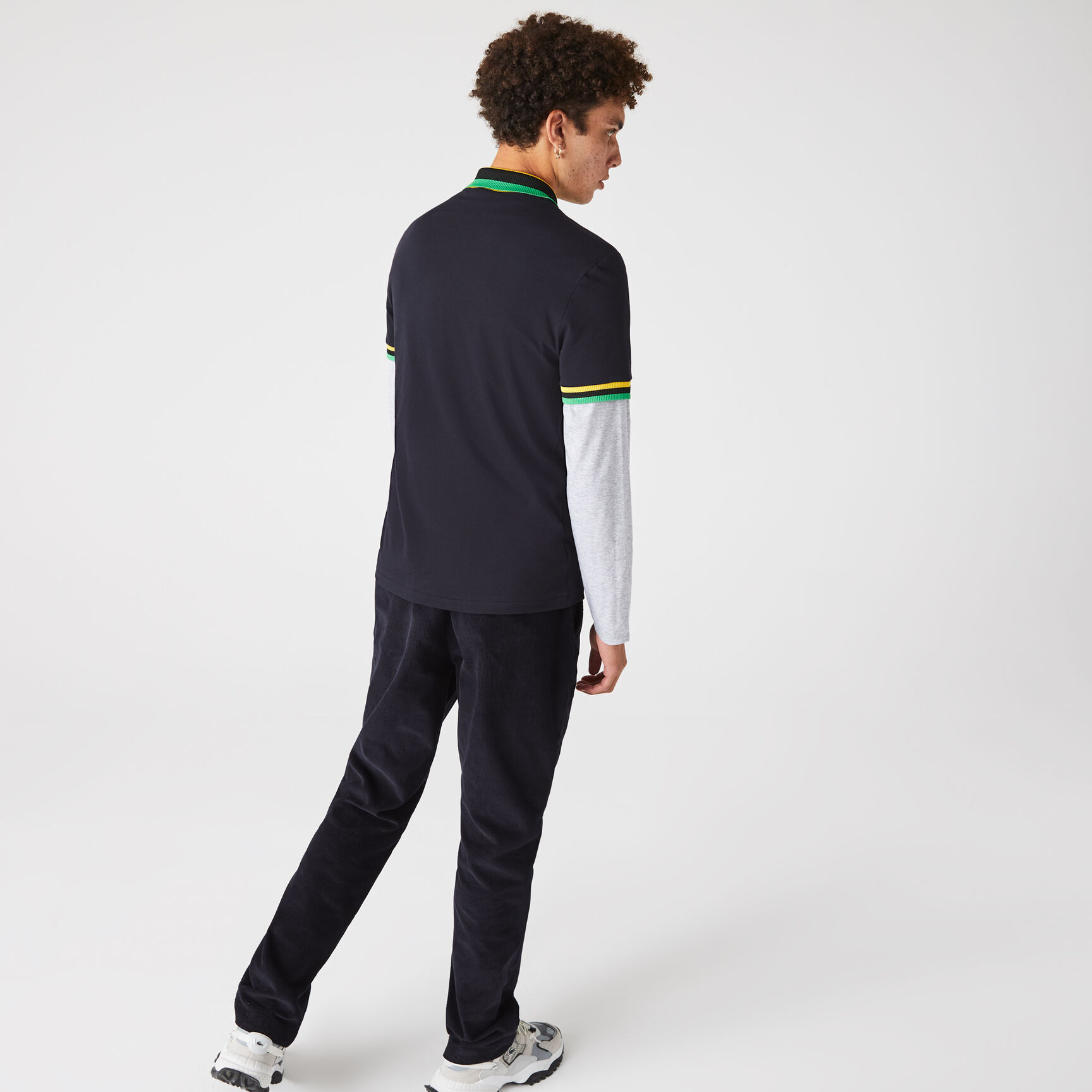 Men’s Lacoste Slim Fit Light Breathable Piqué Polo Men’s Lacoste Slim Fit Light Breathable Piqué Polo
