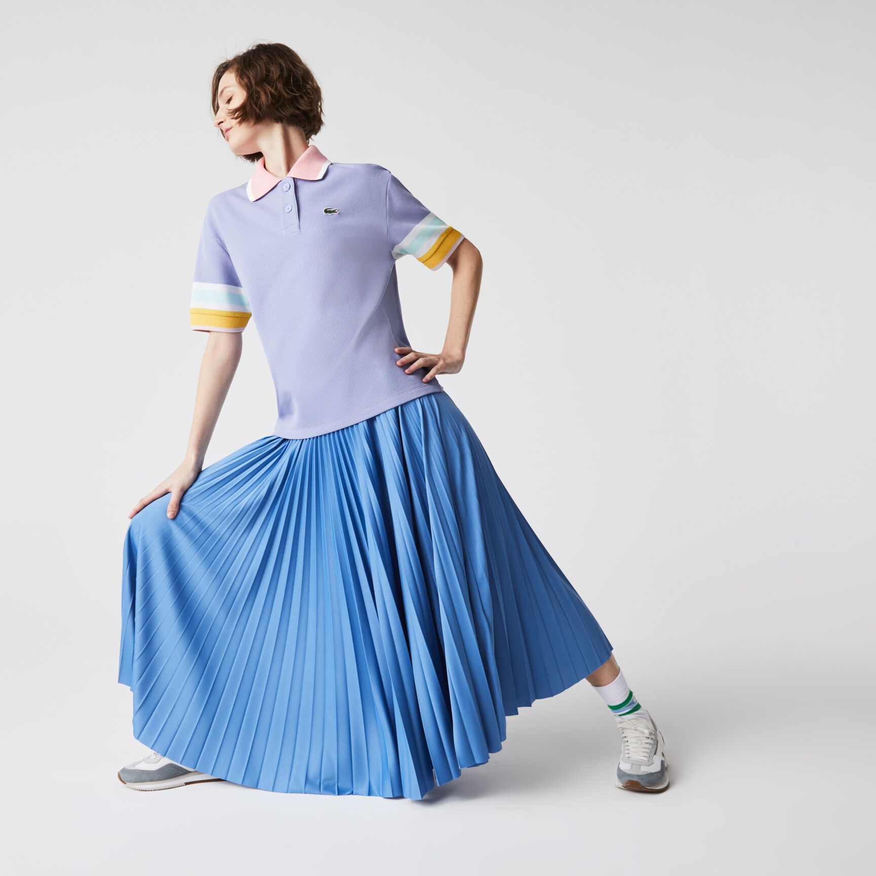 Women's Branded Elasticised Pleated Skirt