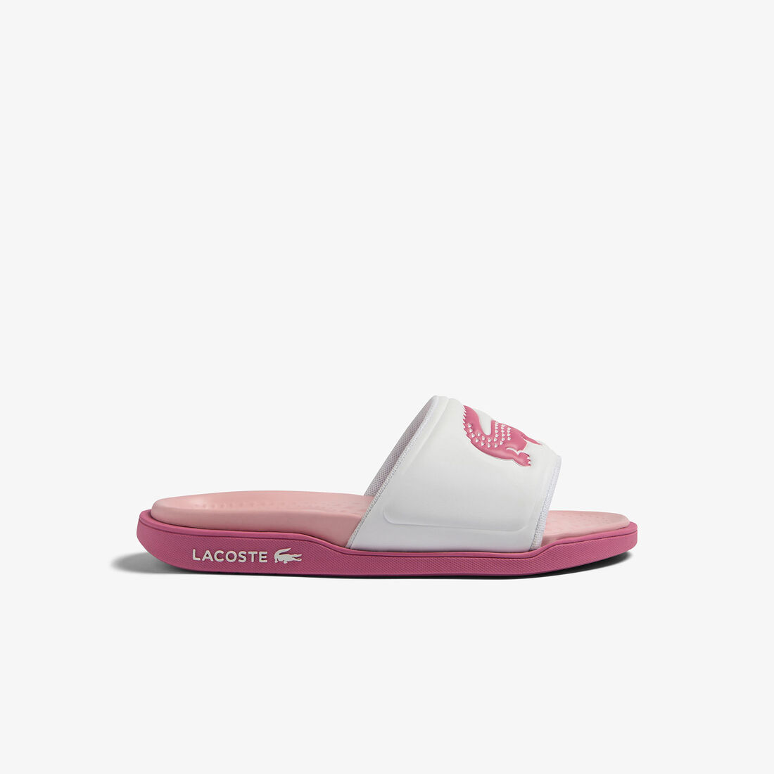 Women's Lacoste Croco Dualiste Synthetic Slides