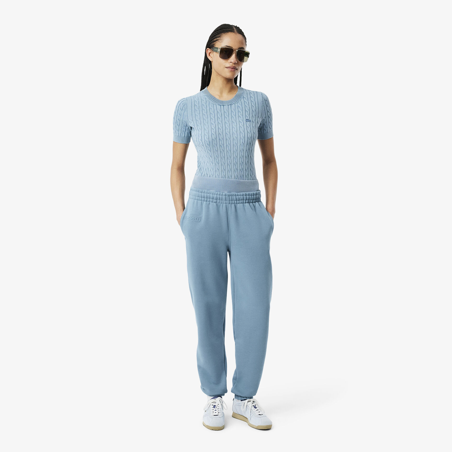 بنطال من الصوف بشعار منقوش بنطال من الصوف بشعار منقوش