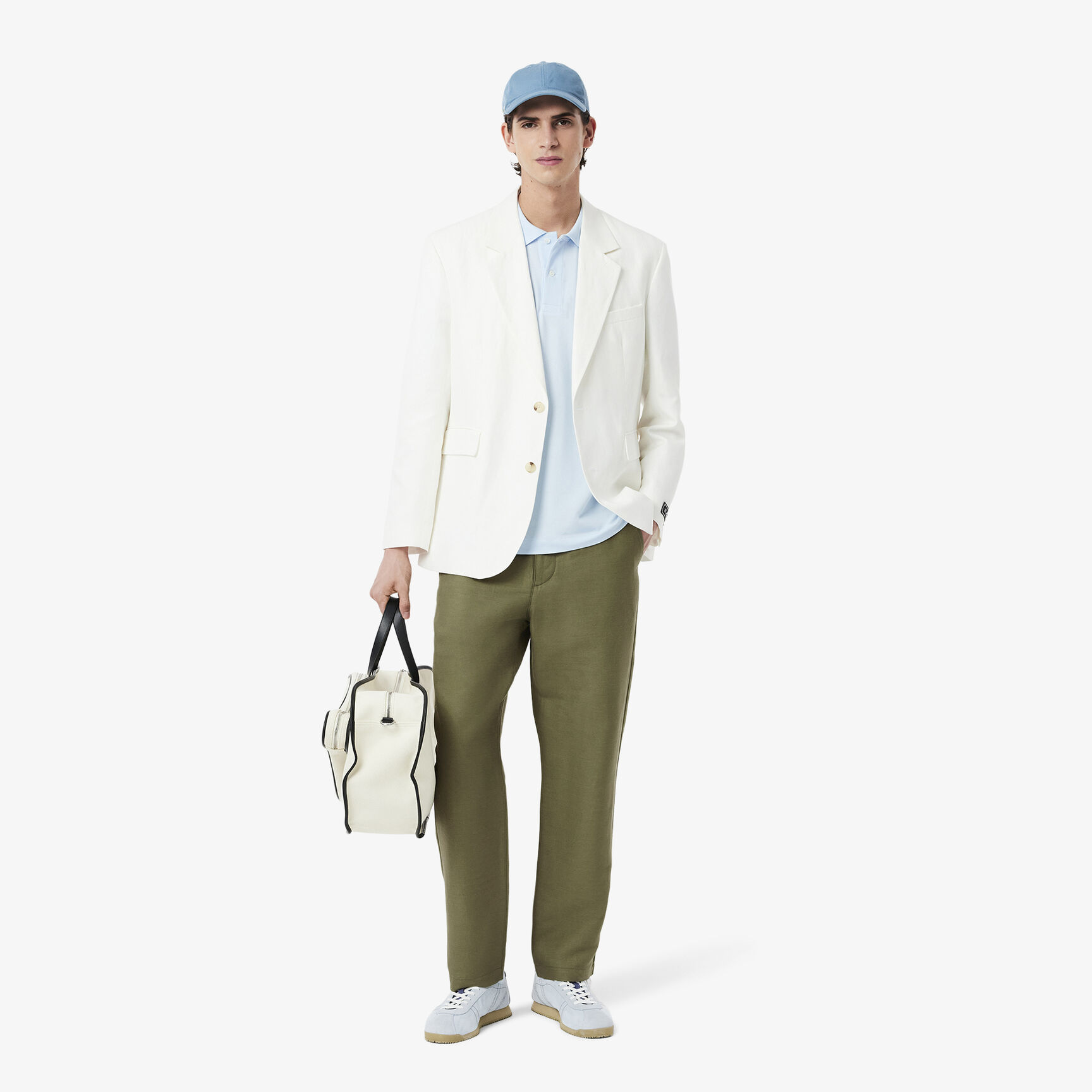 Regular Fit Linen Twill Pants