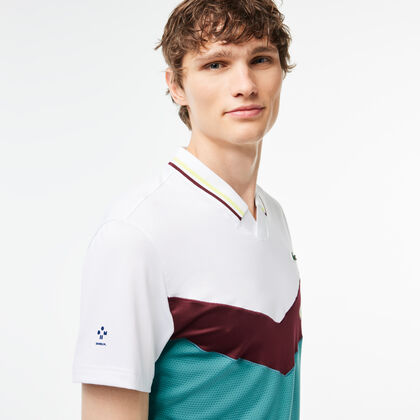 Slim Fit Lacoste Tennis X Daniil Medvedev Seamless Effect Polo Shirt