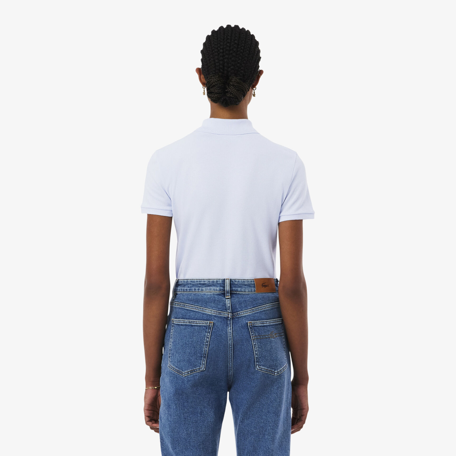 L.12.D Slim Fit Stretch Petit Pique Polo Shirt