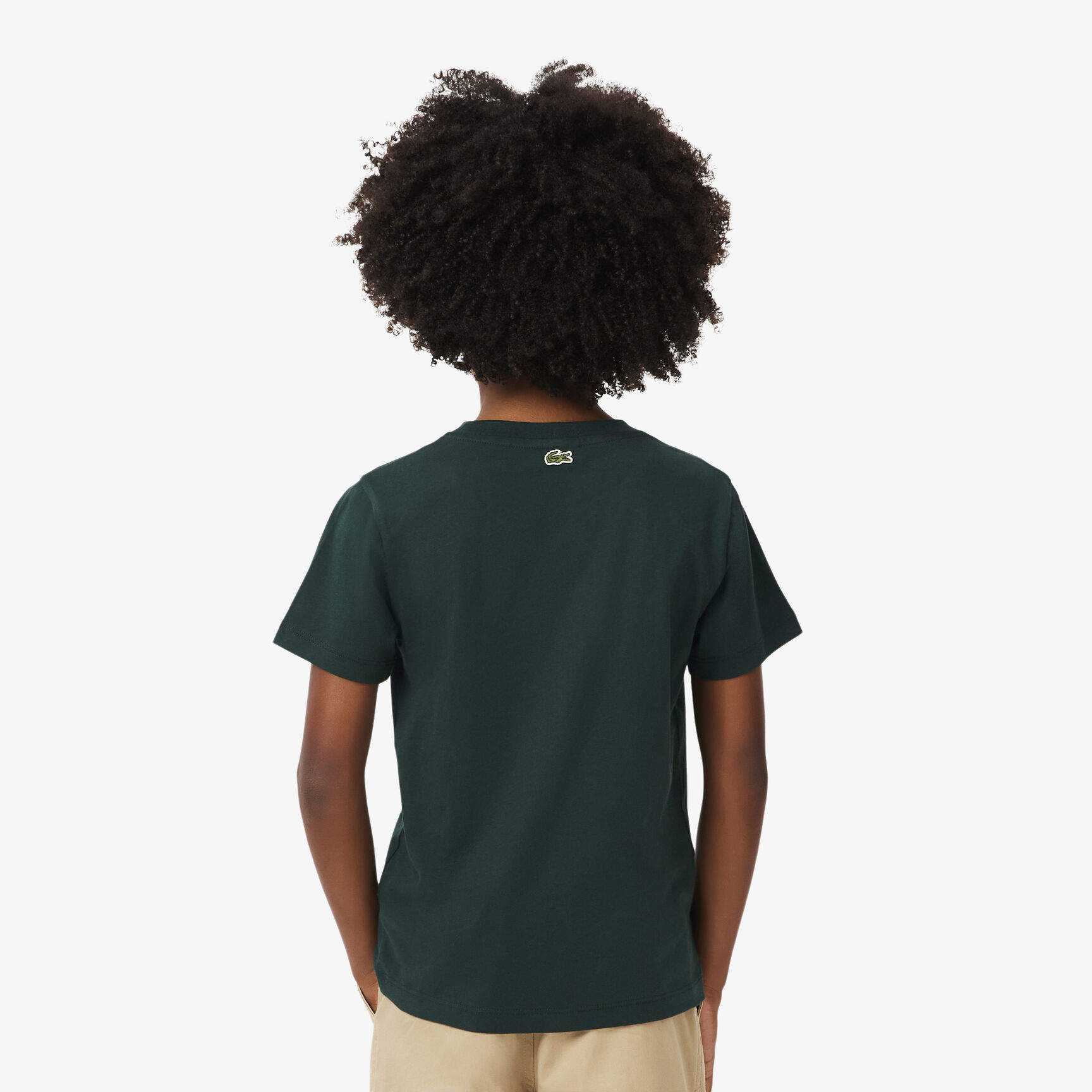 Crocodile Print Cotton T-shirt