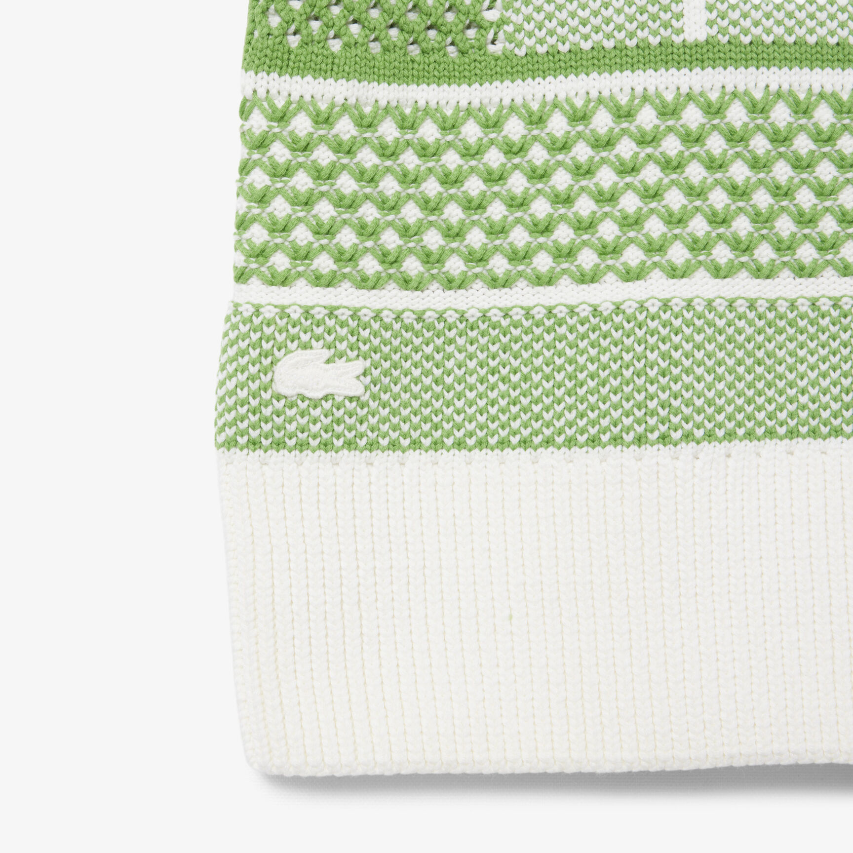 Tennis Court Jacquard Sweater Dress