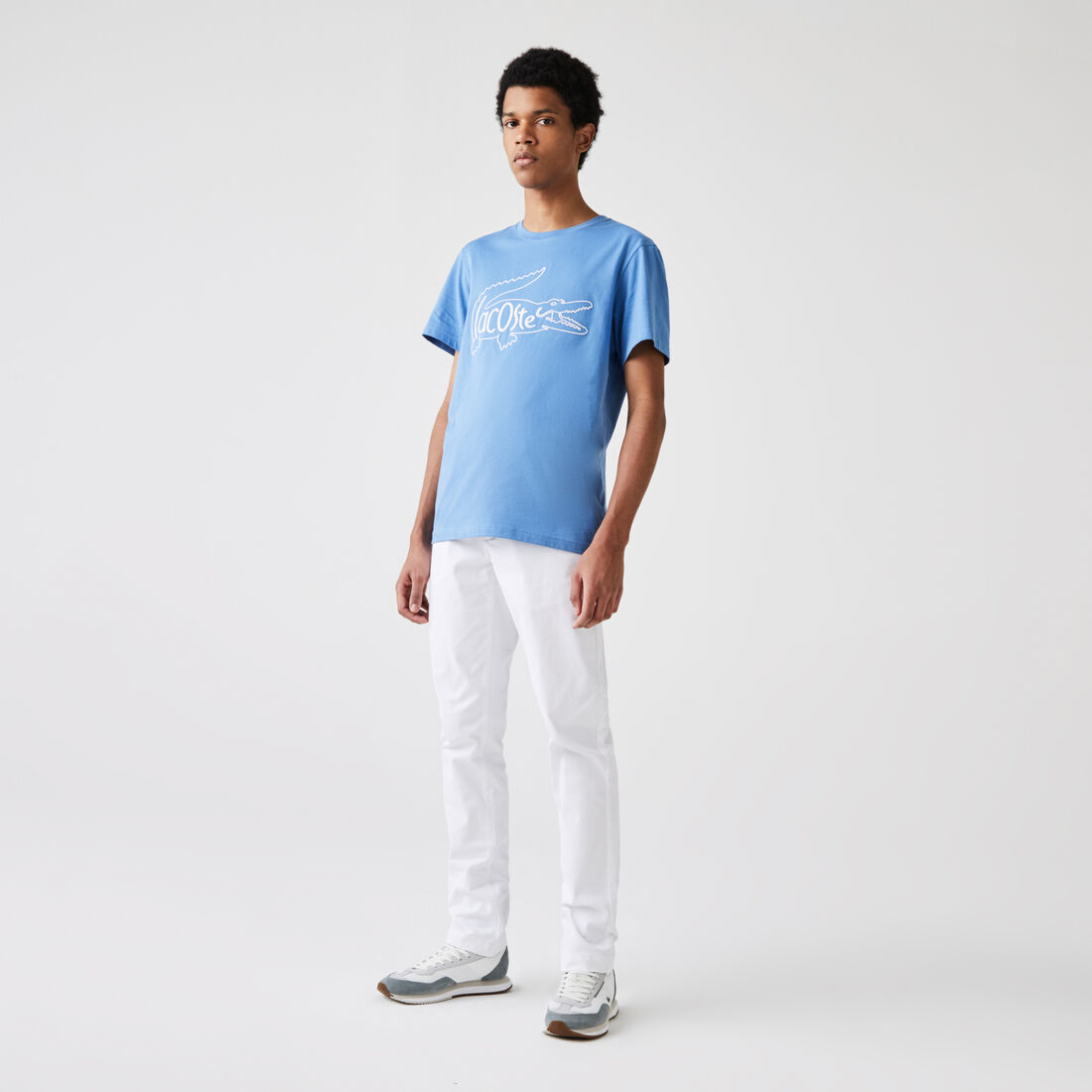 بنطال التشينو من الجبردين المرن بقصة ضيقة للرجال بنطال التشينو من الجبردين المرن بقصة ضيقة للرجال