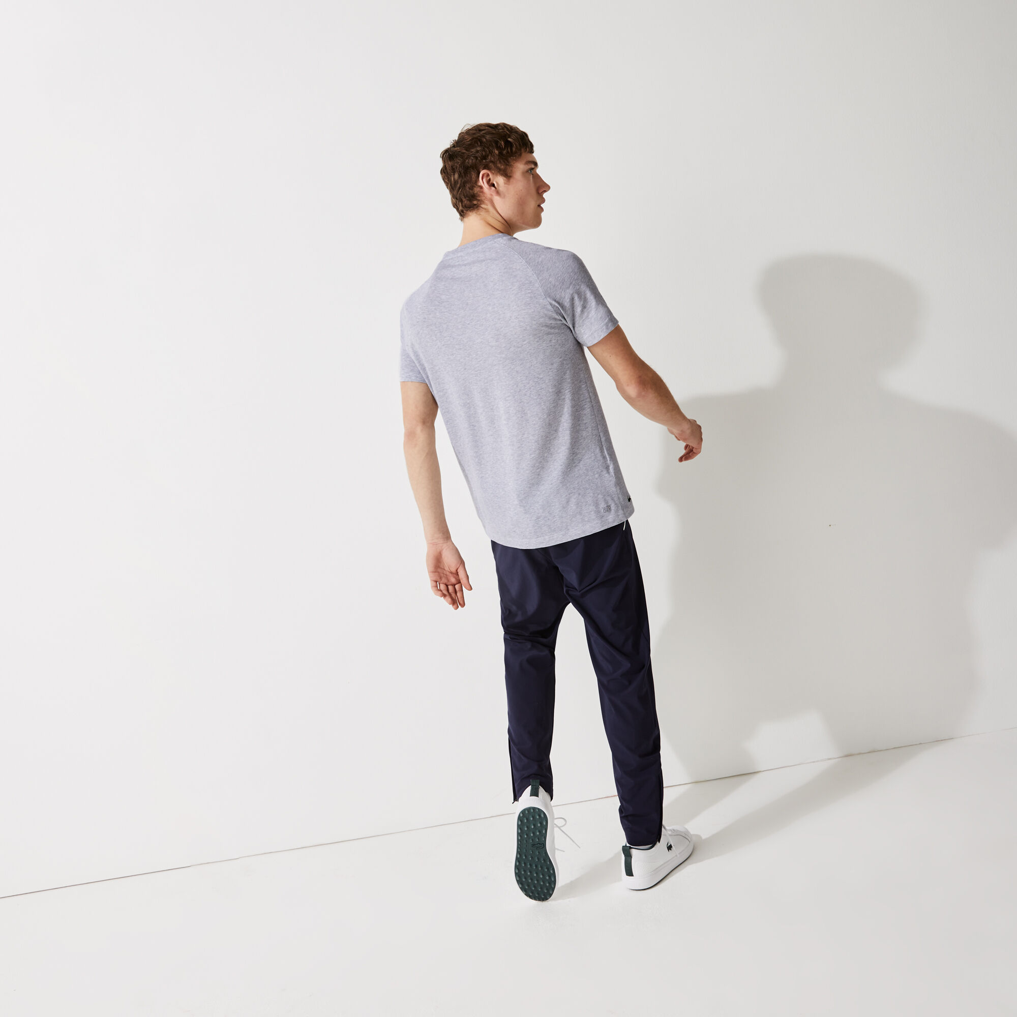 Men’s Lacoste SPORT 3D Design Breathable Cotton Golf T-shirt