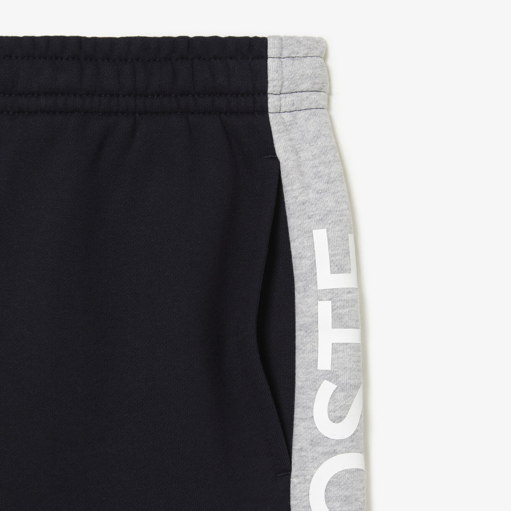 Men's Regular Fit Cotton Fleece Colourblock Shorts