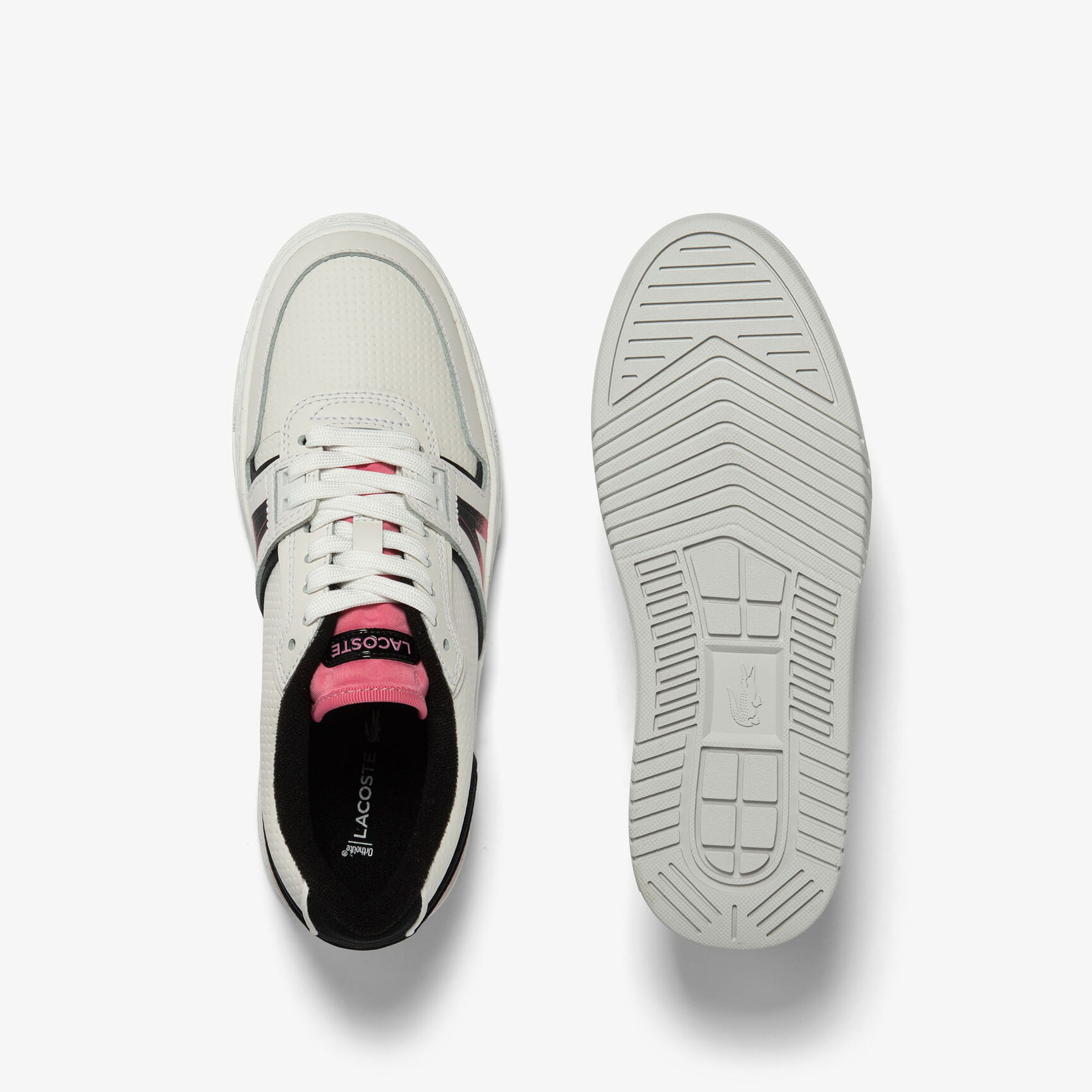Women's Lacoste L001 Leather Heel Pop Trainers Women's Lacoste L001 Leather Heel Pop Trainers