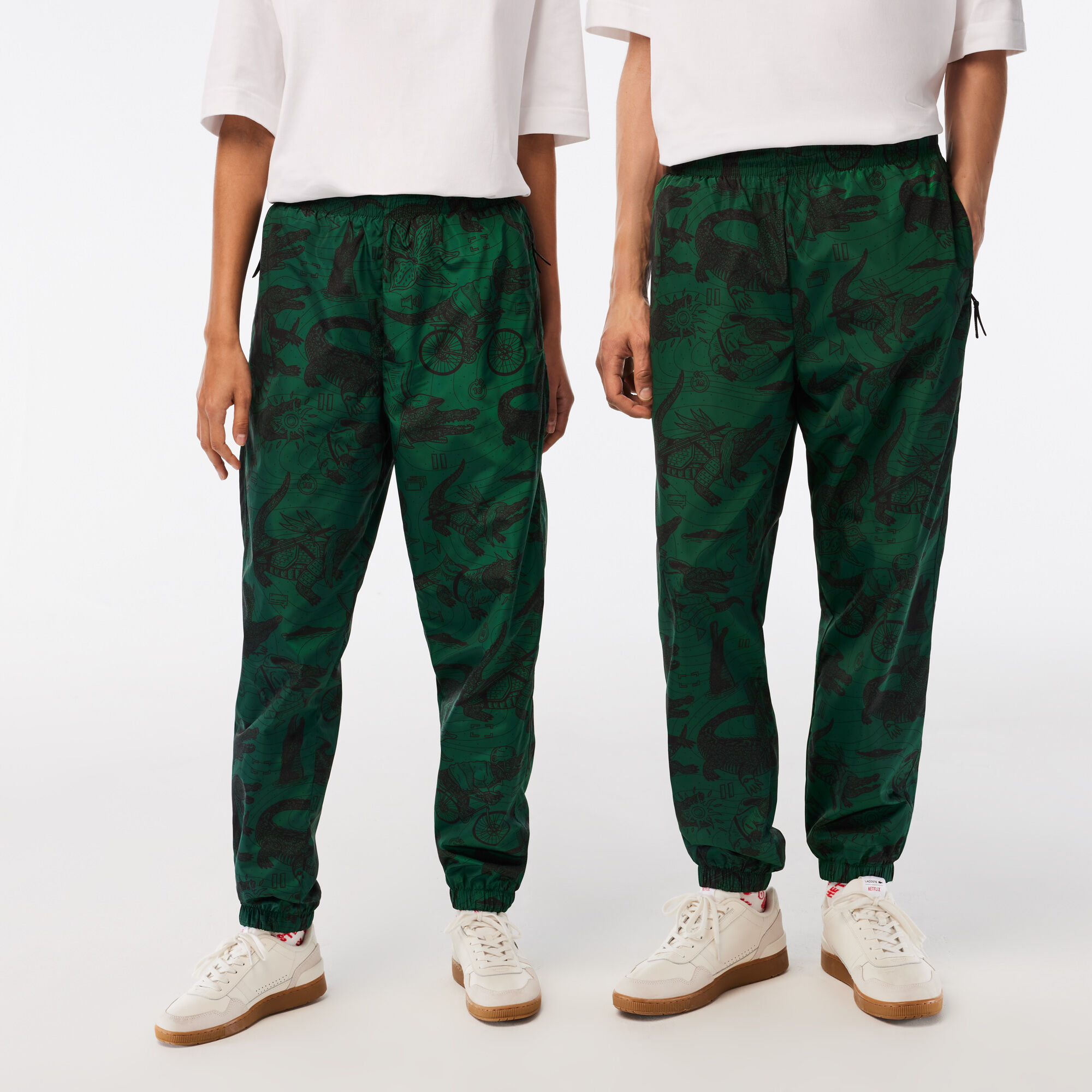 Lacoste woven track pants hot sale