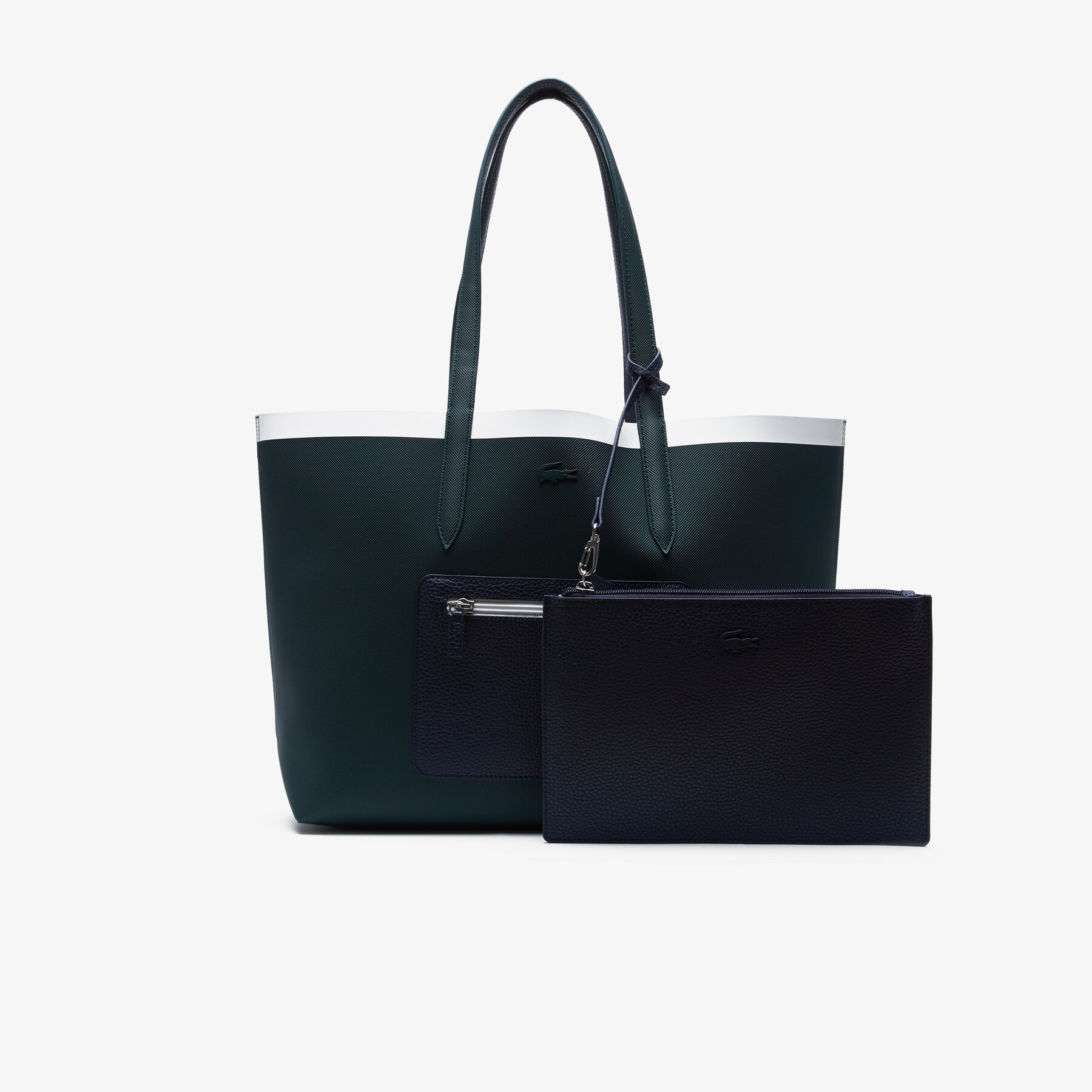 Women's Lacoste Color-Block Reversible Shopping Bag women s lacoste color block reversible shopping bag
