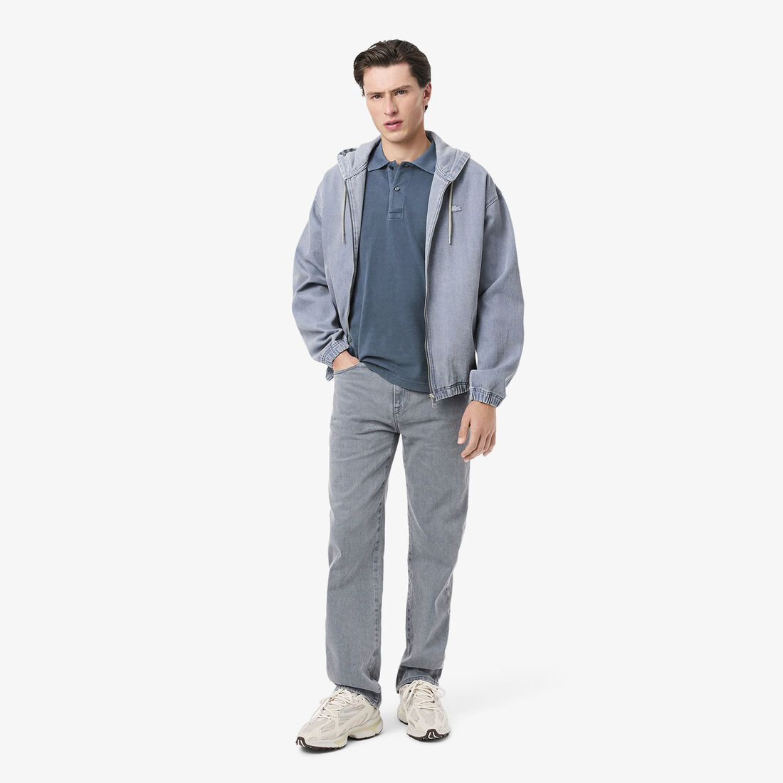 Classic Fit L.12.12 Washed Effect Polo Shirt Classic Fit L.12.12 Washed Effect Polo Shirt