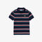 Boys' Lacoste Badge Striped Cotton Piqué Polo Shirt boys lacoste badge striped cotton piqu polo shirt