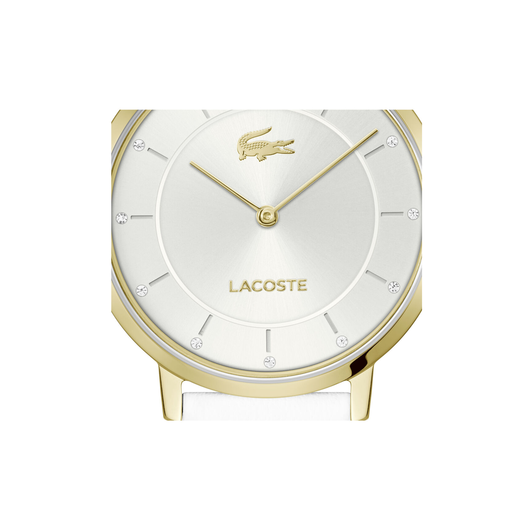 Lacoste Crocorigin Women's White Dial Watch