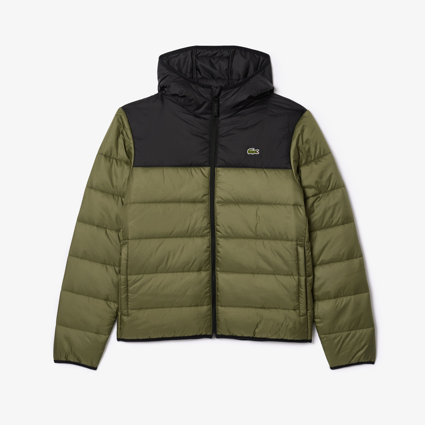 Water-Repellent Quilted Puffed Jacket lacoste water repellent quilted puffed jacket