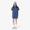 lacoste oversized cotton denim dress