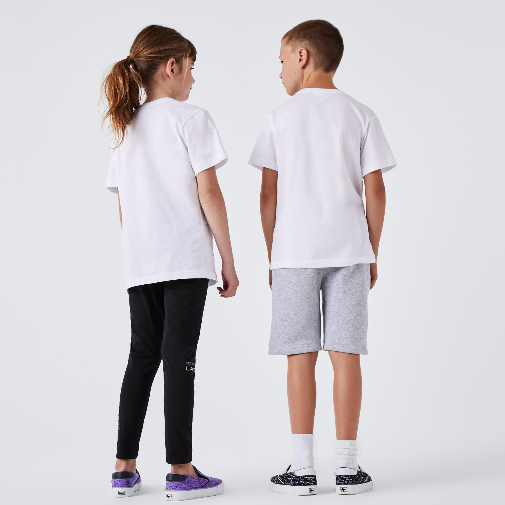 Kids' Crew Neck Cotton Jersey T-shirt