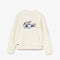 Girl’s Crocodile Print Fleece Sweatshirt lacoste girl s crocodile print fleece sweatshirt