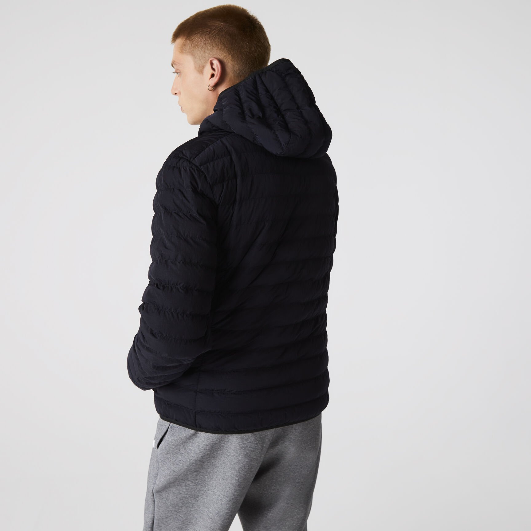 Men's Lightweight Foldable Hooded Water-Resistant Puffer Coat Men's Lightweight Foldable Hooded Water-Resistant Puffer Coat