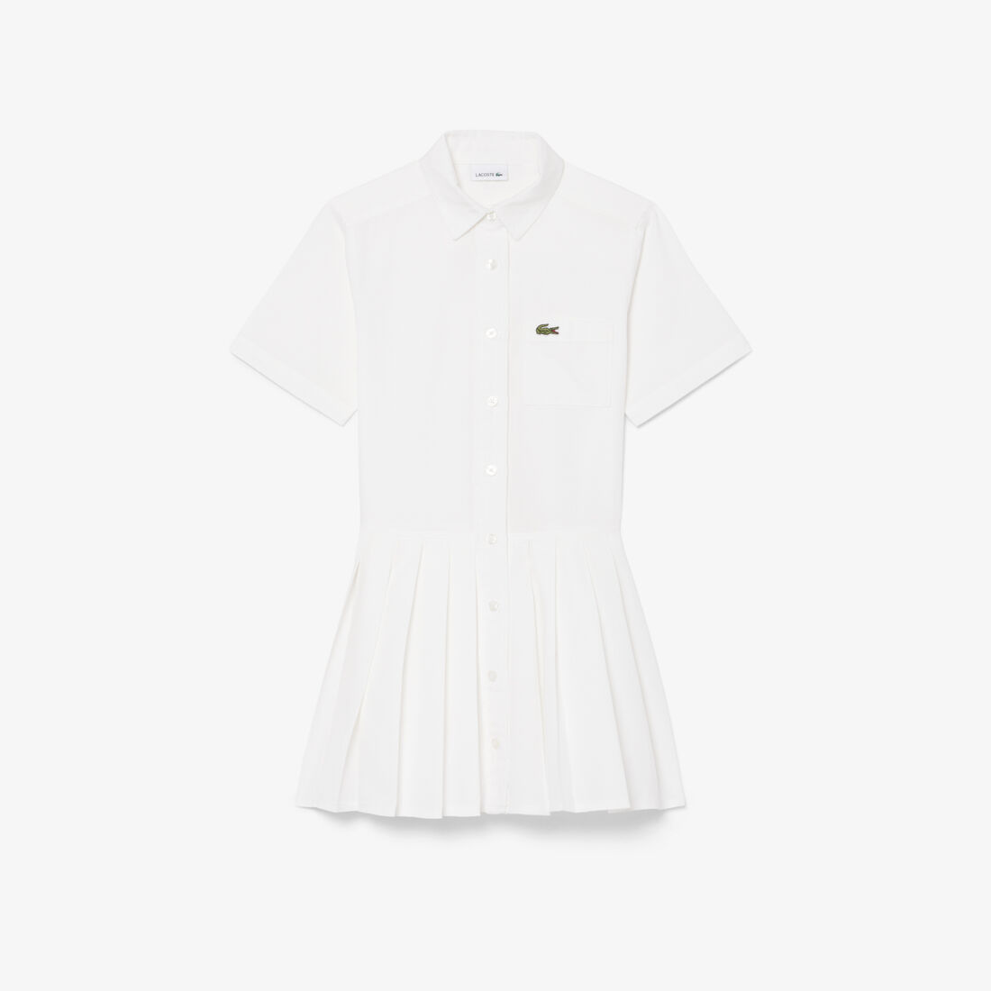 Poplin Pleat Skirt Shirt Dress Poplin Pleat Skirt Shirt Dress