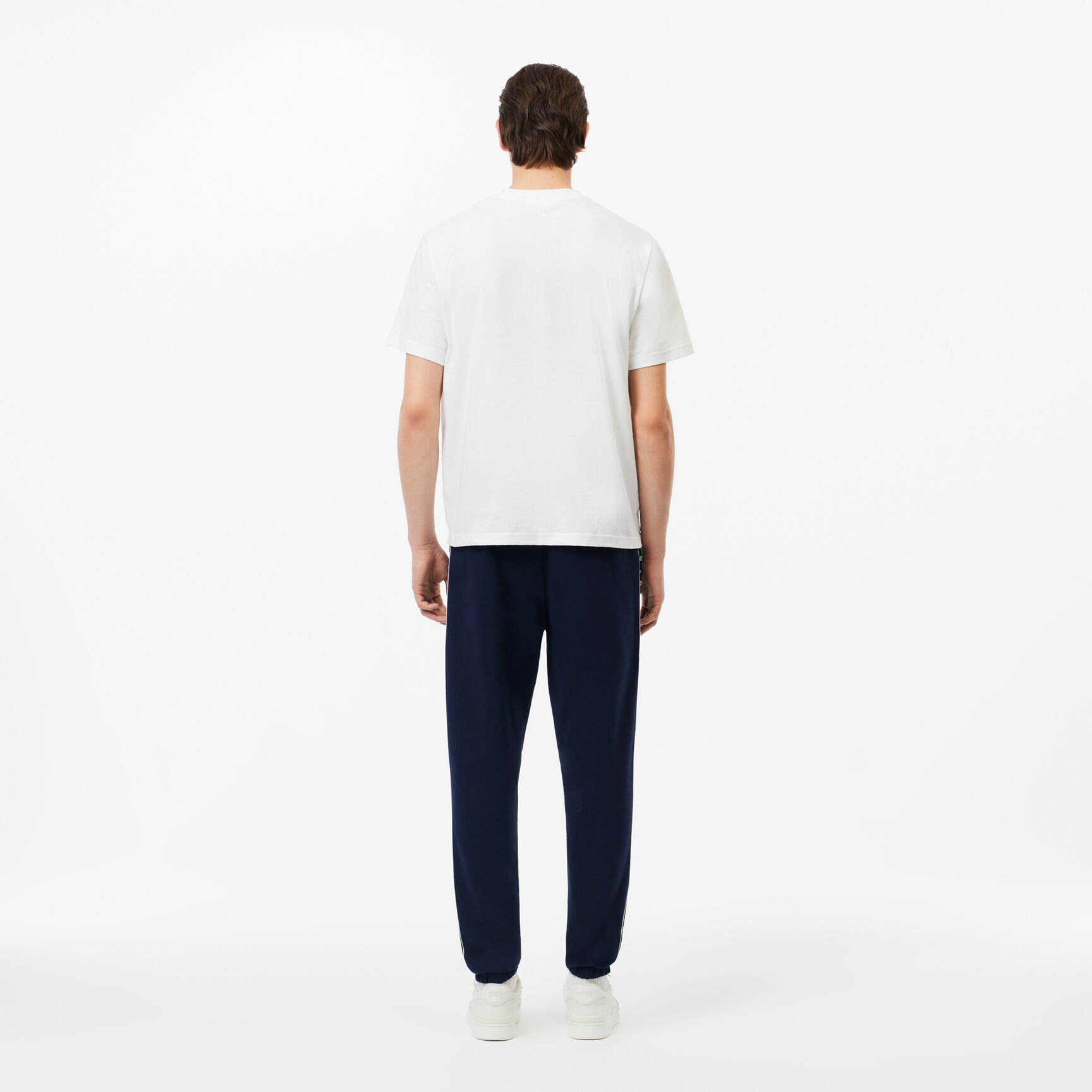 بنطال رياضي بشريط بشعار الماركة