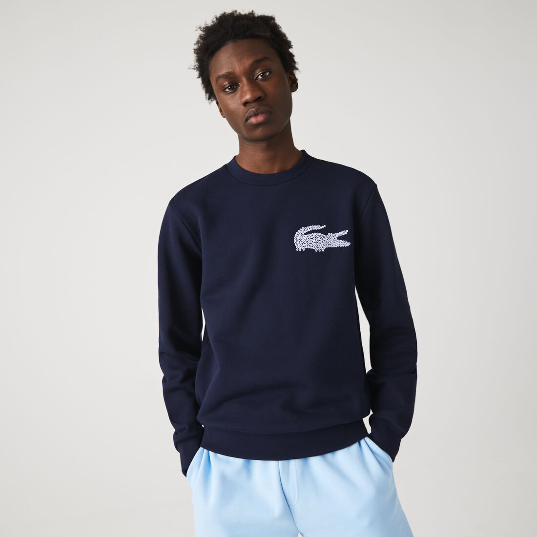 Men's Made In France Organic Cotton Fleece Sweatshirt Men's Made In France Organic Cotton Fleece Sweatshirt