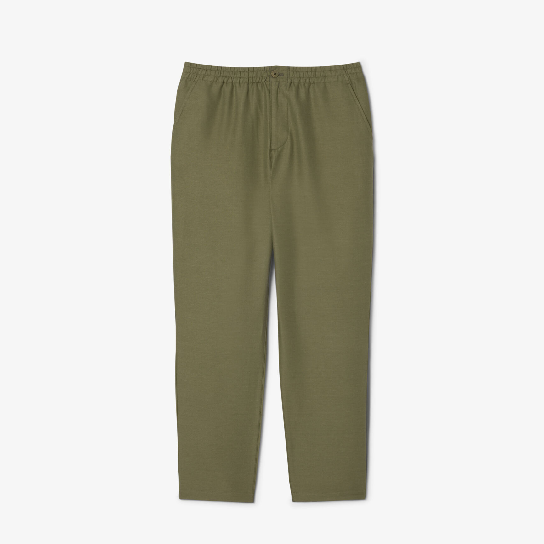 Regular Fit Linen Twill Pants