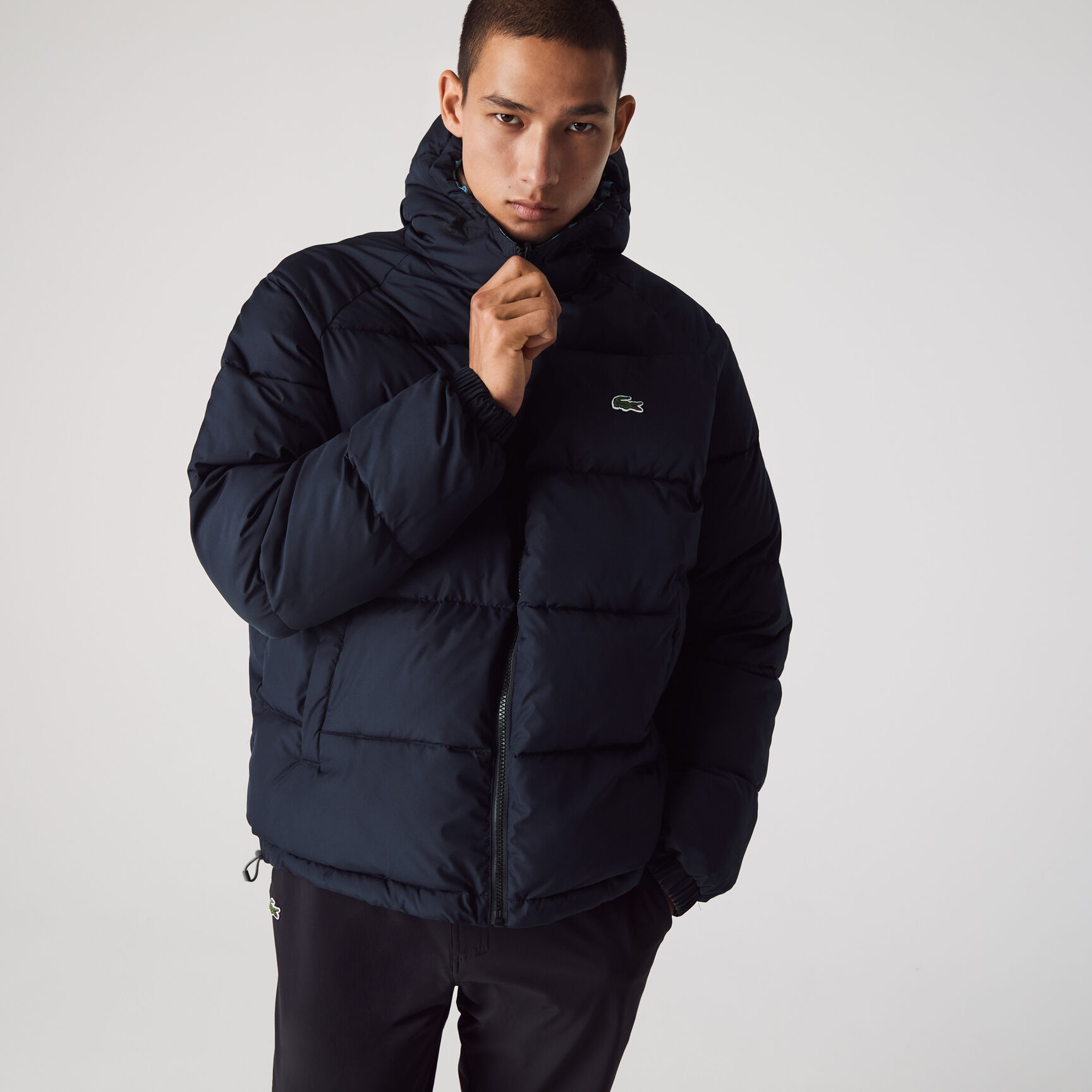 Men&rsquo;s Lacoste x National Geographic Reversible Quilted Zip Jacket