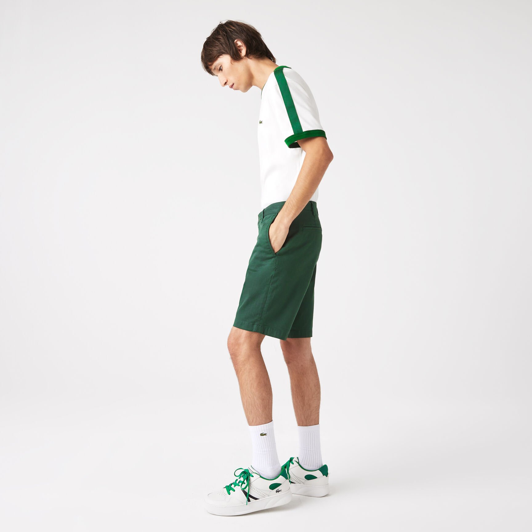 جاكيت لاكوست بنمط فيست مبطن مقاوم للماء للرجال جاكيت لاكوست بنمط فيست مبطن مقاوم للماء للرجال