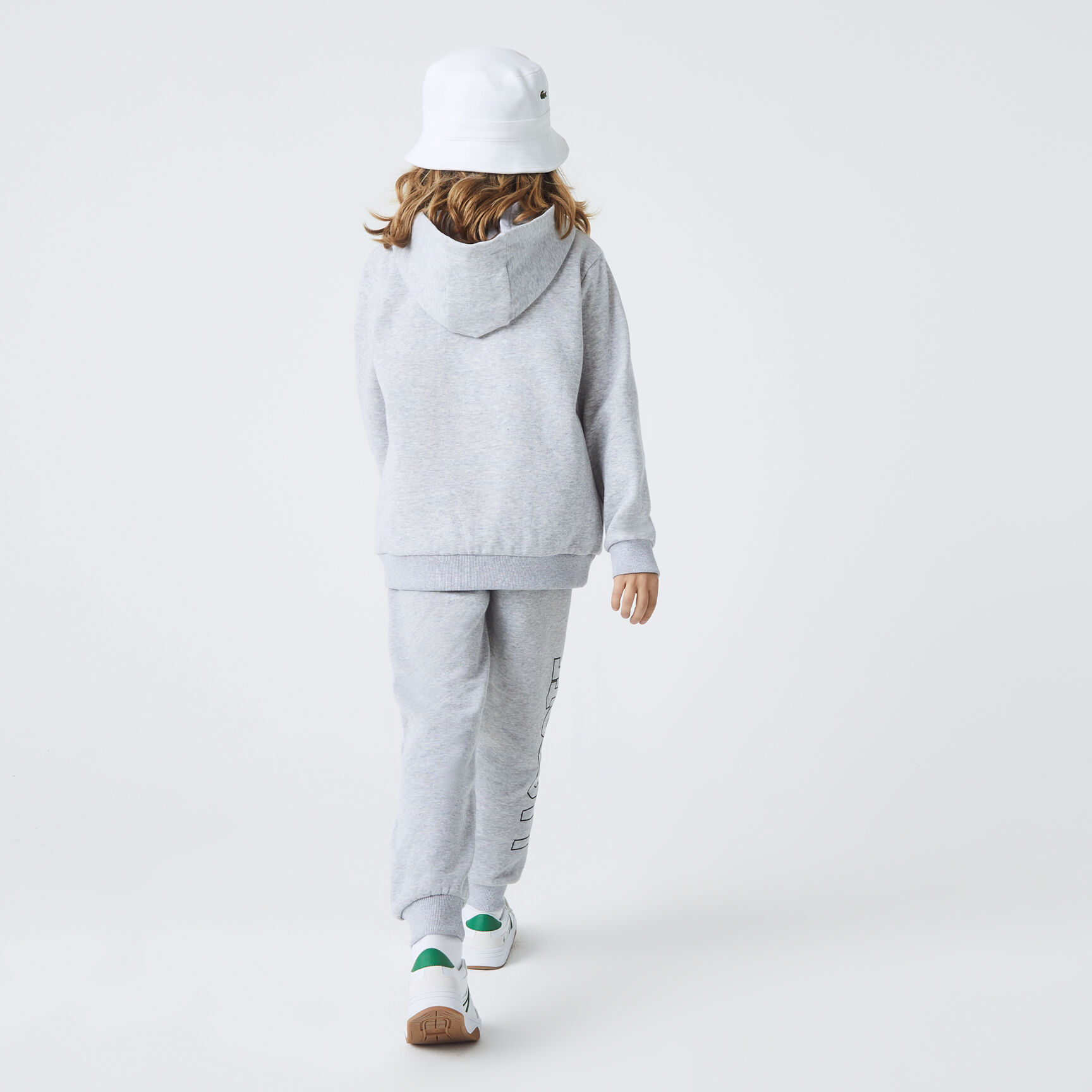 Boys' Lacoste Branded Zippered Hooded Sweatshirt Boys' Lacoste Branded Zippered Hooded Sweatshirt