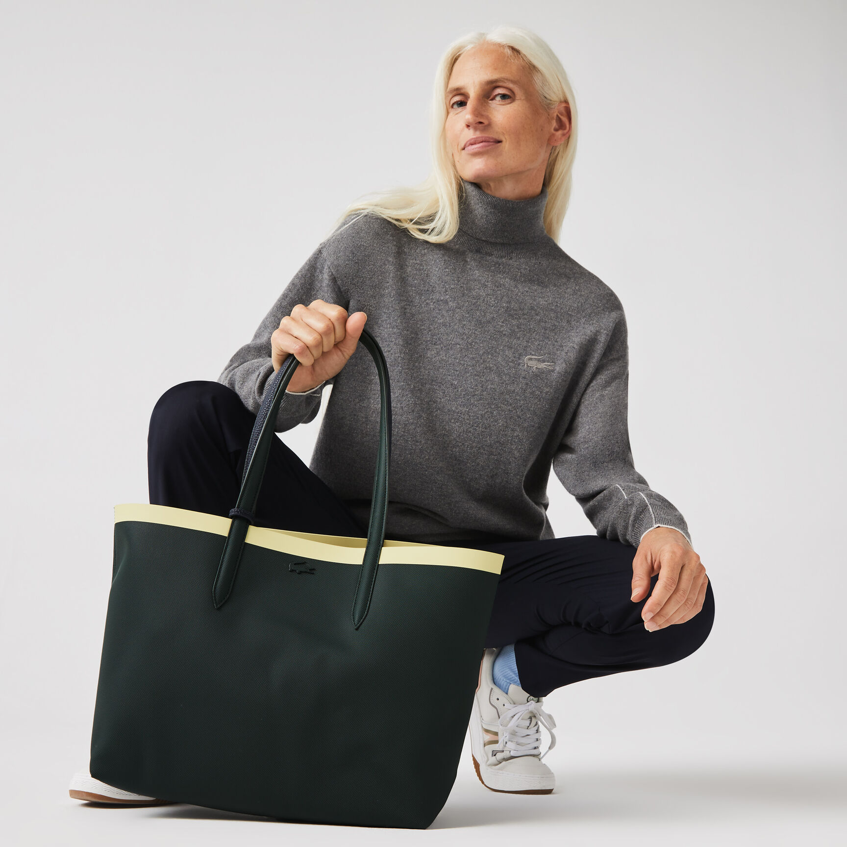 حقيبة يد كبيرة قنب بمحفظة قابل للإزالة بسحّاب مجموعة Anna للنساء حقيبة يد كبيرة قنب بمحفظة قابل للإزالة بسحّاب مجموعة Anna للنساء