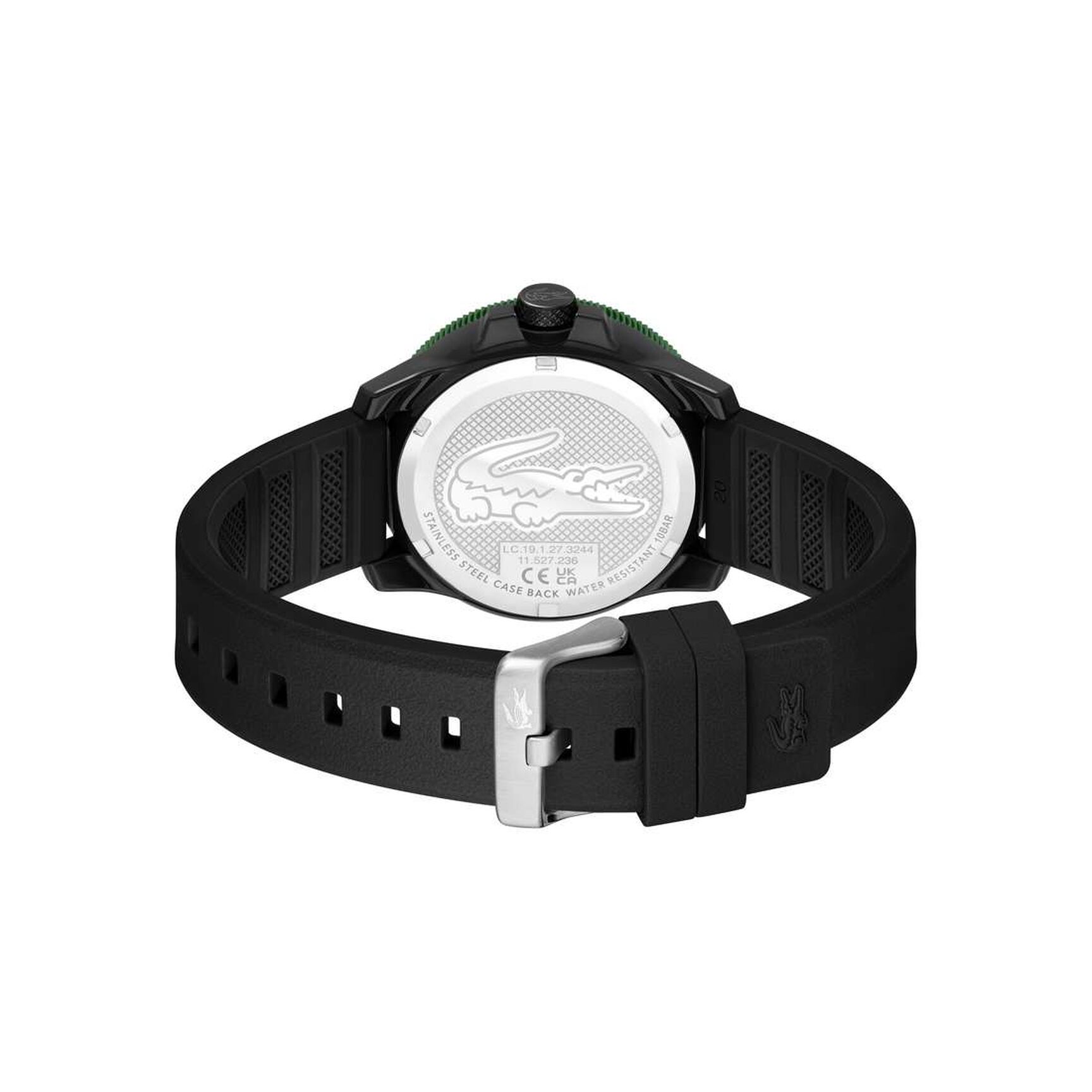 Men Silicone Strap 3 Hand Quartz Watch