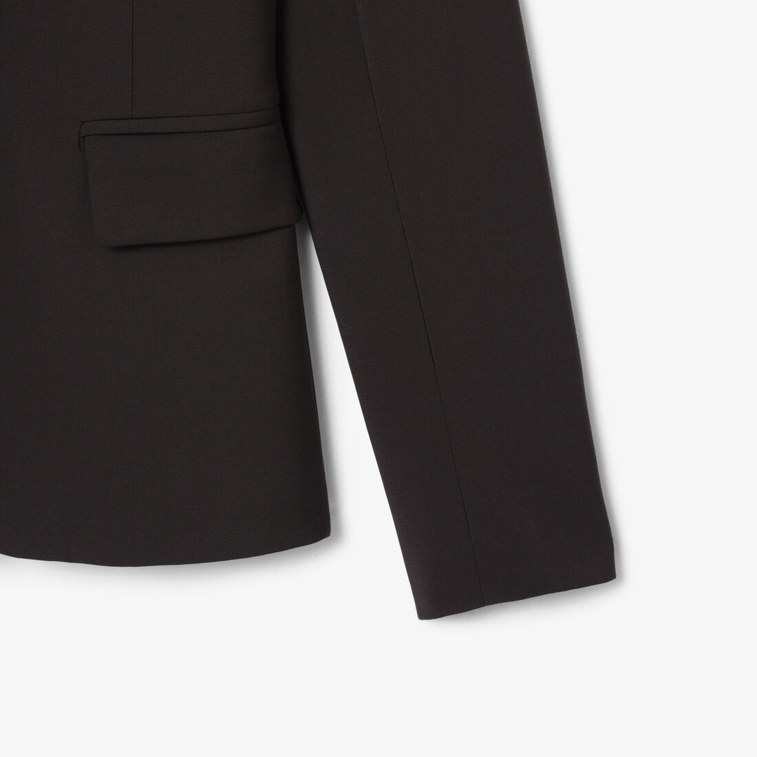 Embroidered Logo Slim Fit Wool Blazer Embroidered Logo Slim Fit Wool Blazer