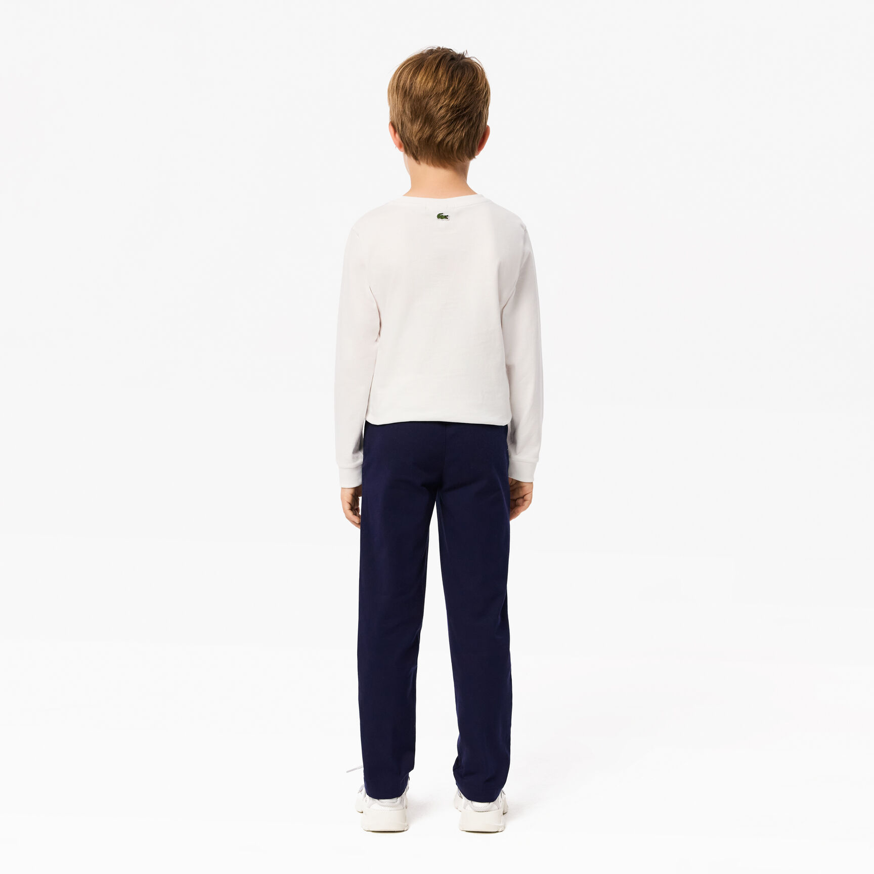 Boys' Lacoste Stretch Cotton Gabardine Chinos Boys' Lacoste Stretch Cotton Gabardine Chinos