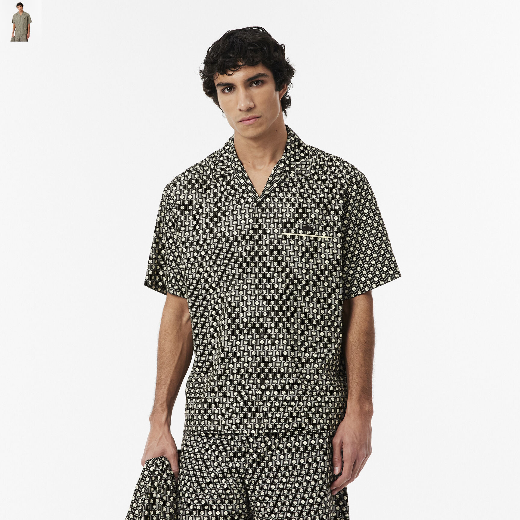 Relaxed Fit Short Sleeved Shirt