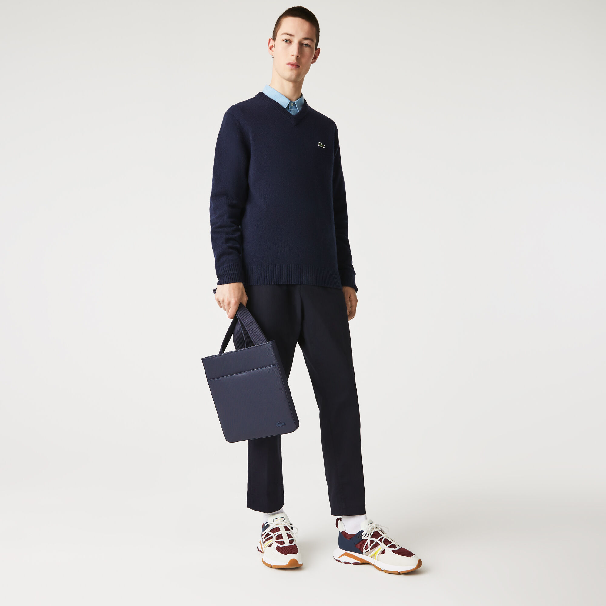 Lacoste pique bag top