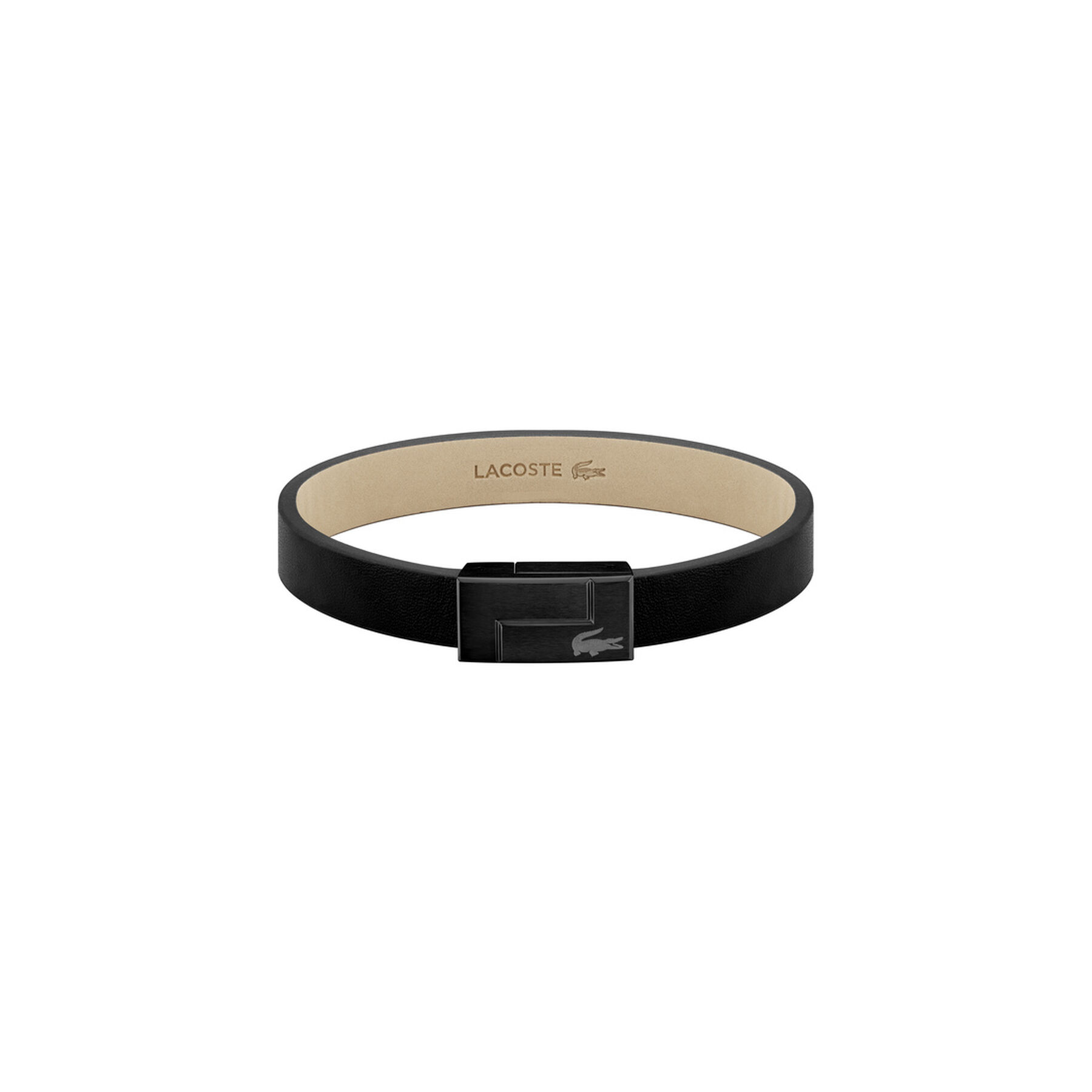 lacoste men traveler wrist band bracelet