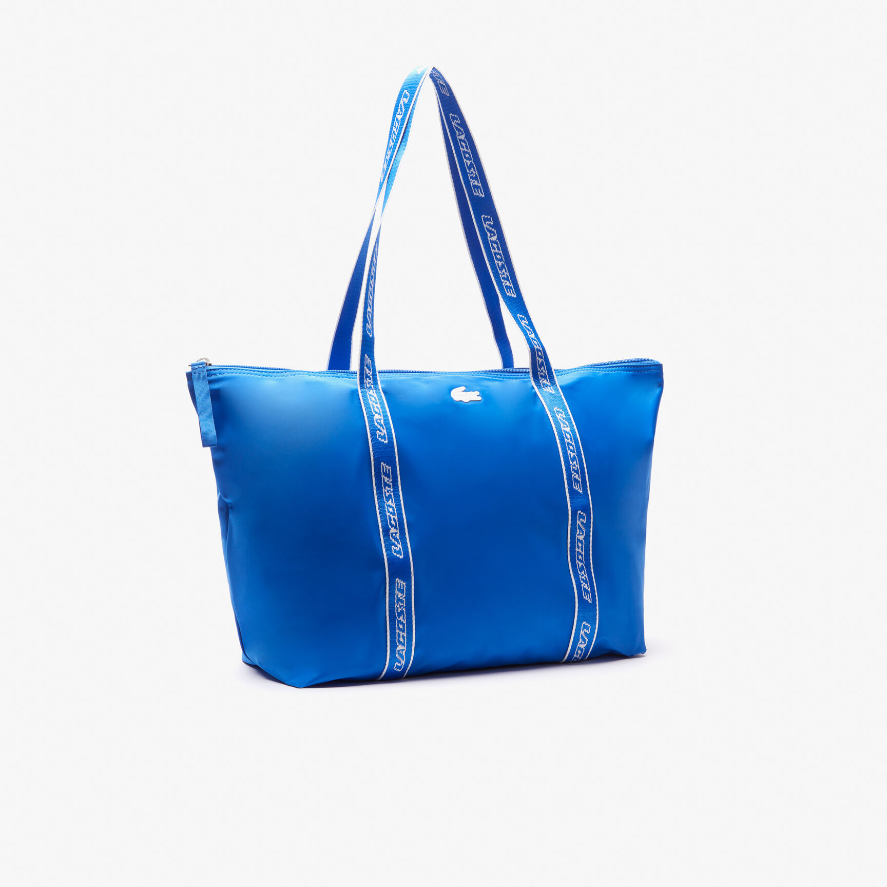 Women's Lacoste Color-Block Branded Handle Shopping Bag