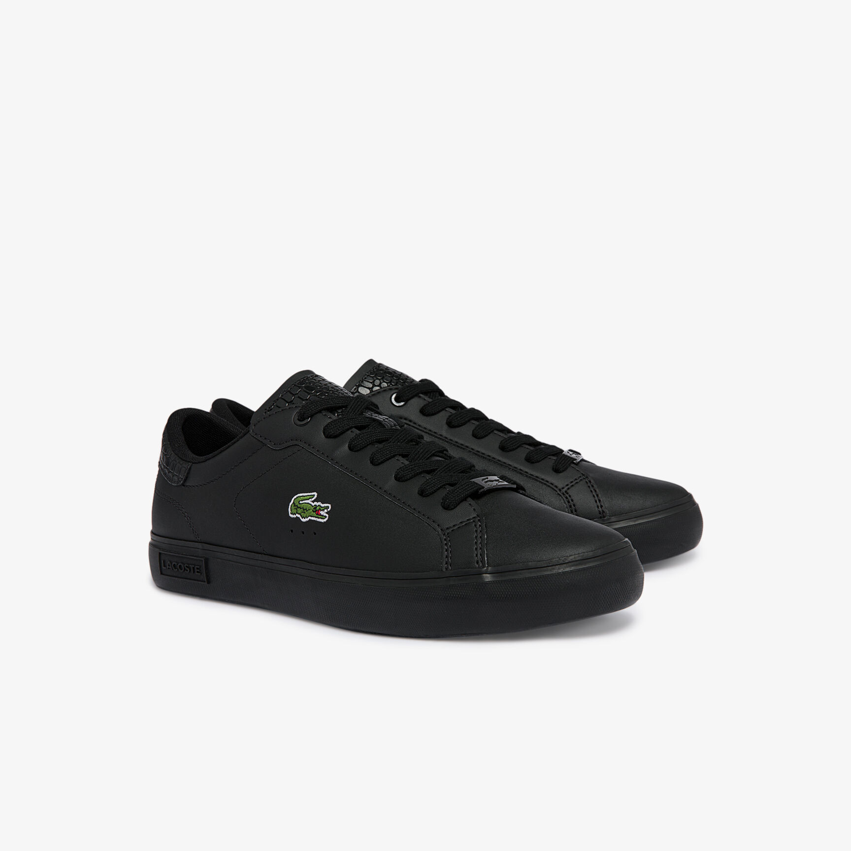 Men's Powercourt Burnished Leather Sneakers