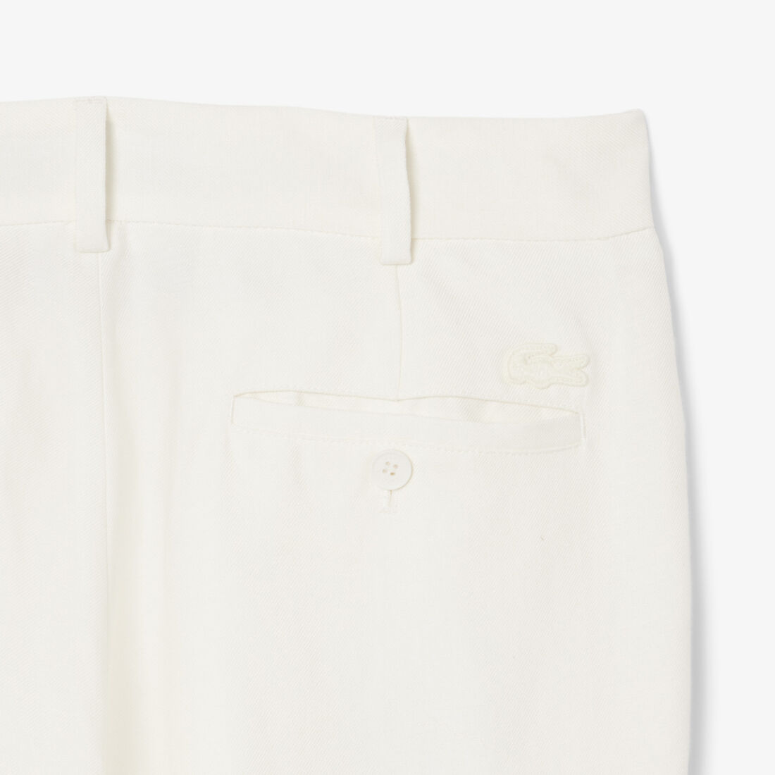 بنطلون بدلة من الكتان بقصّة عادية بنطلون بدلة من الكتان بقصّة عادية