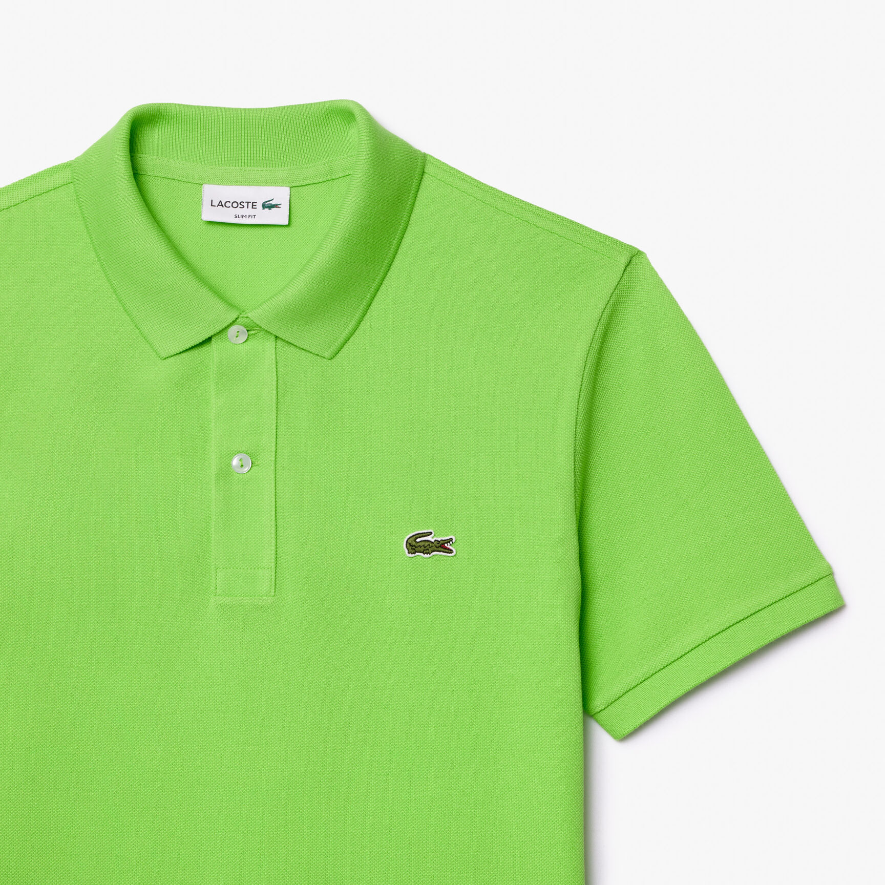 قميص بولو بيكيه بقصة ضيقة L.12.12