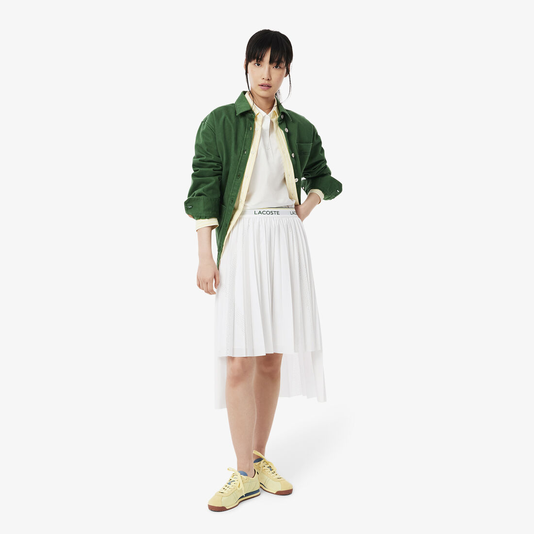 Asymmetric Pleated Midi Skirt Asymmetric Pleated Midi Skirt